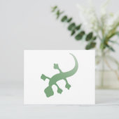 Poetica Gecko in Green ポストカード (スタンド正面)