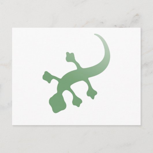 Poetica Gecko in Green ポストカード (正面)