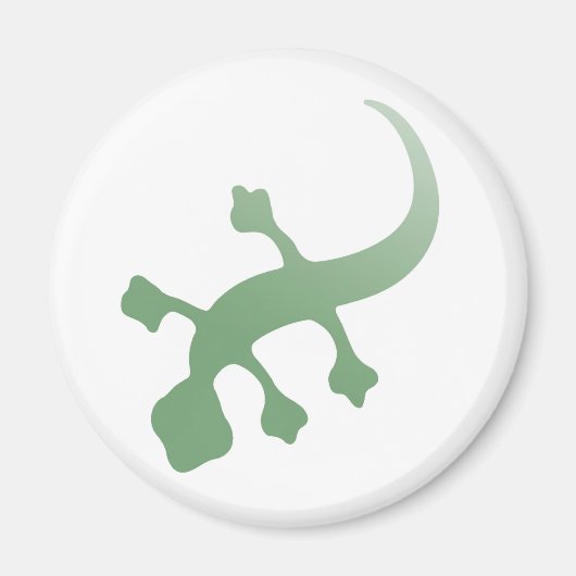Poetica Gecko in Green マグネット (正面)
