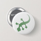 Poetica Gecko in Green 缶バッジ (正面&裏面)