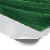 Poético Verde Orgânico Folha Estética Natural ポスター (コーナー)