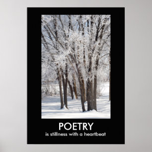 POETRY感動的自然写真ポスター ポスター