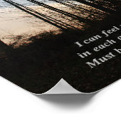 Poetry in Art - "A Personal祈りの言葉"抜粋プリント ポスター (角)