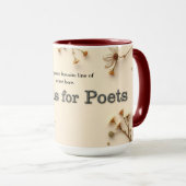 Poetry in Bloom Modern Botanical Poetry マグカップ (正面右)