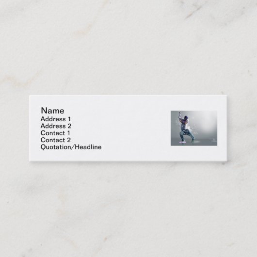 poetry_in_motion-1024x768の名前、住所1は、…加えます スキニー名刺 (正面)