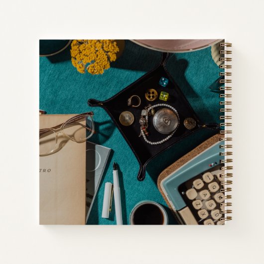 "Poetry in Progress" Hardcover Notebook ノートブック (裏面)