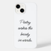 Poetry iPhoneケース Case-Mate iPhoneケース (裏面)