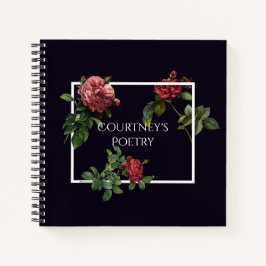 Poetry Journalヴィンテージバラ ノートブック