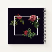 Poetry Journalヴィンテージバラ ノートブック (裏面)