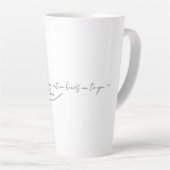 Poetry Mug カフェラテマグ (右アングル)