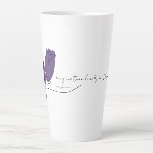 Poetry Mug カフェラテマグ (正面)