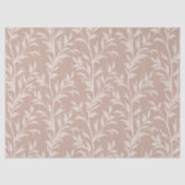 Poetry of Leaves Monochrome Blush Botanical 薄葉紙 (正面)