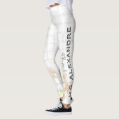 “Poetry Painted Softly” – Leggings  レギンス (左)