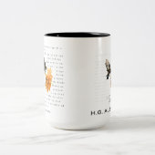 “Poetry Painted Softly” – Mug by H.G. Alexandre ツートーンマグカップ (中央)