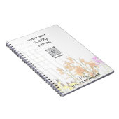 “Poetry Painted Softly” – Notebook ノートブック (右側)