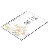 “Poetry Painted Softly” – Notebook ノートブック (左側)