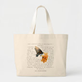 “Poetry Painted Softly”–Tote Bag by H.G. Alexandre ラージトートバッグ (正面)