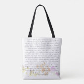 “Poetry Painted Softly”–ToteBag by H.G. Alexandre トートバッグ (裏面)