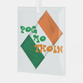 POGモーソインガラスオーナメント ガラスオーナメント (正面左)