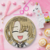 Pog! Chibi Paper Plates - Luca Kaneshiro Fanart ペーパープレート (パーティー)
