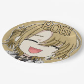 Pog! Chibi Paper Plates - Luca Kaneshiro Fanart ペーパープレート (アングル)