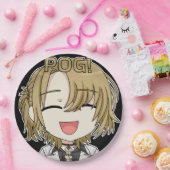 Pog! Chibi Paper Plates - Luca Kaneshiro Fanart ペーパープレート (パーティー)