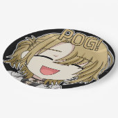 Pog! Chibi Paper Plates - Luca Kaneshiro Fanart ペーパープレート (アングル)