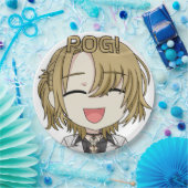 Pog! Chibi Paper Plates - Luca Kaneshiro Fanart ペーパープレート (パーティー)