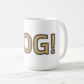 Pog! Text Mug - Luca Kaneshiro Fanart コーヒーマグカップ (正面右)
