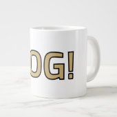 Pog! Text Mug - Luca Kaneshiro Fanart ジャンボコーヒーマグカップ (正面右)