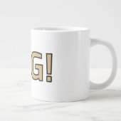 Pog! Text Mug - Luca Kaneshiro Fanart ジャンボコーヒーマグカップ (右)