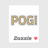 Pog! Text Sticker - Luca Kaneshiro Fan Art シール (シート)
