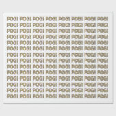 Pog! Text Wrapping Paper - Luca Kaneshiro Fan Art ラッピングペーパー (フラット)