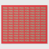 Pog! Text Wrapping Paper - Luca Kaneshiro Fan Art ラッピングペーパー (フラット)