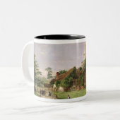 Poges教会をかき立てて下さい ツートーンマグカップ (正面左)