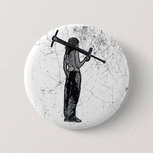 Pogoの戦士ボタン 缶バッジ (正面)