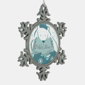 Pohler Bear Ornament スノーフレークピューターオーナメント (左)