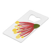Pohutukawa Christmas Flower クレジットカード栓抜き (裏面アングル)