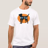 Poi犬のハワイのロゴのデザイン Tシャツ (正面)