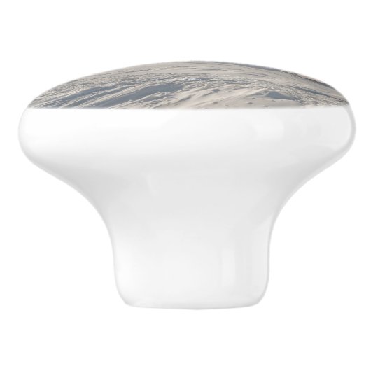 poignée de porte, bateaux de pêche dans la neige セラミックノブ (側面)