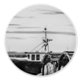 Poignée de porte, photo bateau de pêche セラミックノブ