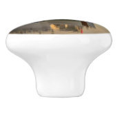 Poignée de porte, photo bateaux de pêche セラミックノブ (側面)