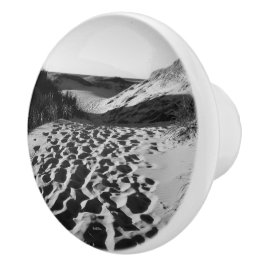 Poignée de porte, photo de plage セラミックノブ