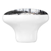 Poignée de porte, photo de ville la nuit セラミックノブ (側面)