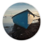 Poignée de porte, photo d'une barque セラミックノブ (正面)