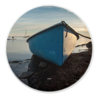 Poignée de porte, photo d'une barque セラミックノブ