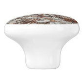 Poignée de porte, photo inukshuk セラミックノブ (側面)