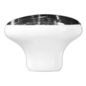 Poignée de porte, photo noir et blanc セラミックノブ (側面)