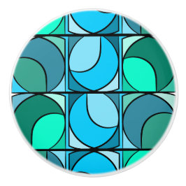 Poignée en Céramique 70' bleue セラミックノブ