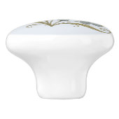 Poignée en Céramique air d'été, botanique-floral セラミックノブ (側面)